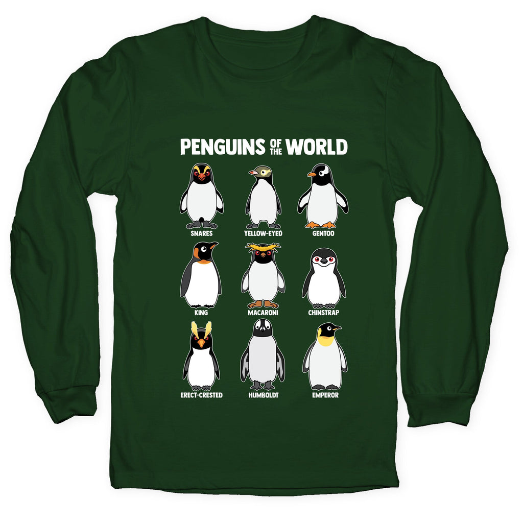 Penguins of the World Longsleeve Tee