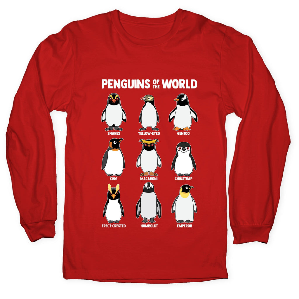 Penguins of the World Longsleeve Tee