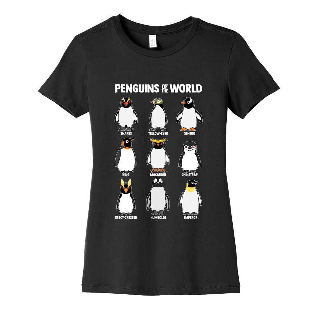 Penguins of the World Womens Cotton Tee