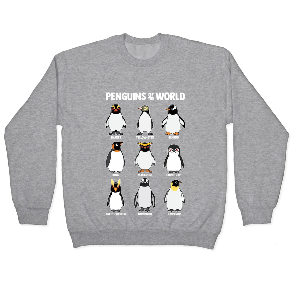 Penguins of the World Crewneck Sweatshirt