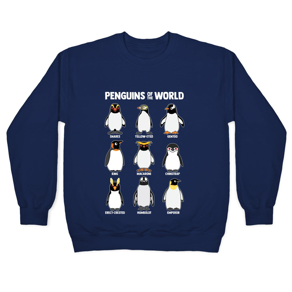 Penguins of the World Crewneck Sweatshirt