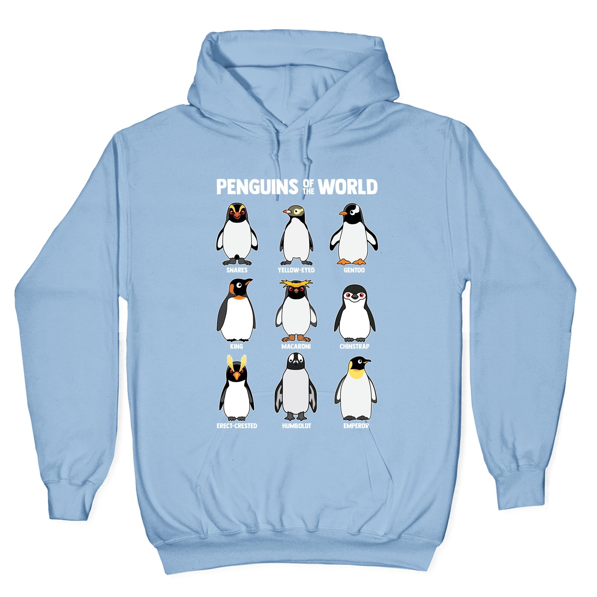 Penguins of the World Hoodie