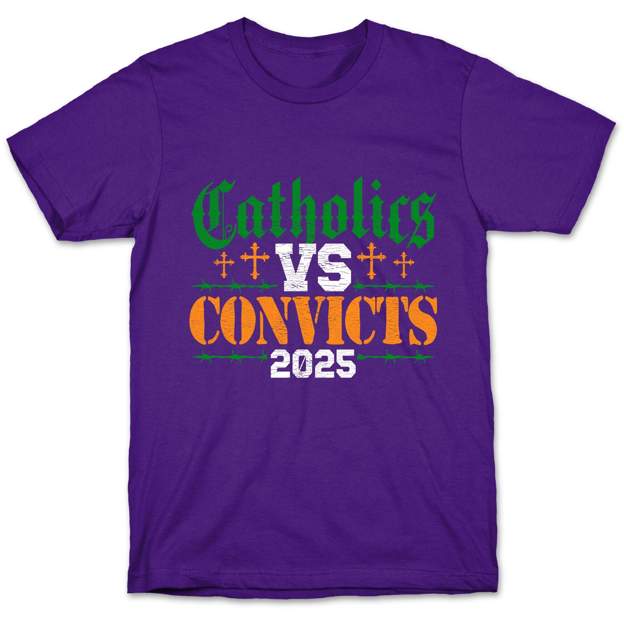 Catholics vs Convicts 2025 T-Shirt