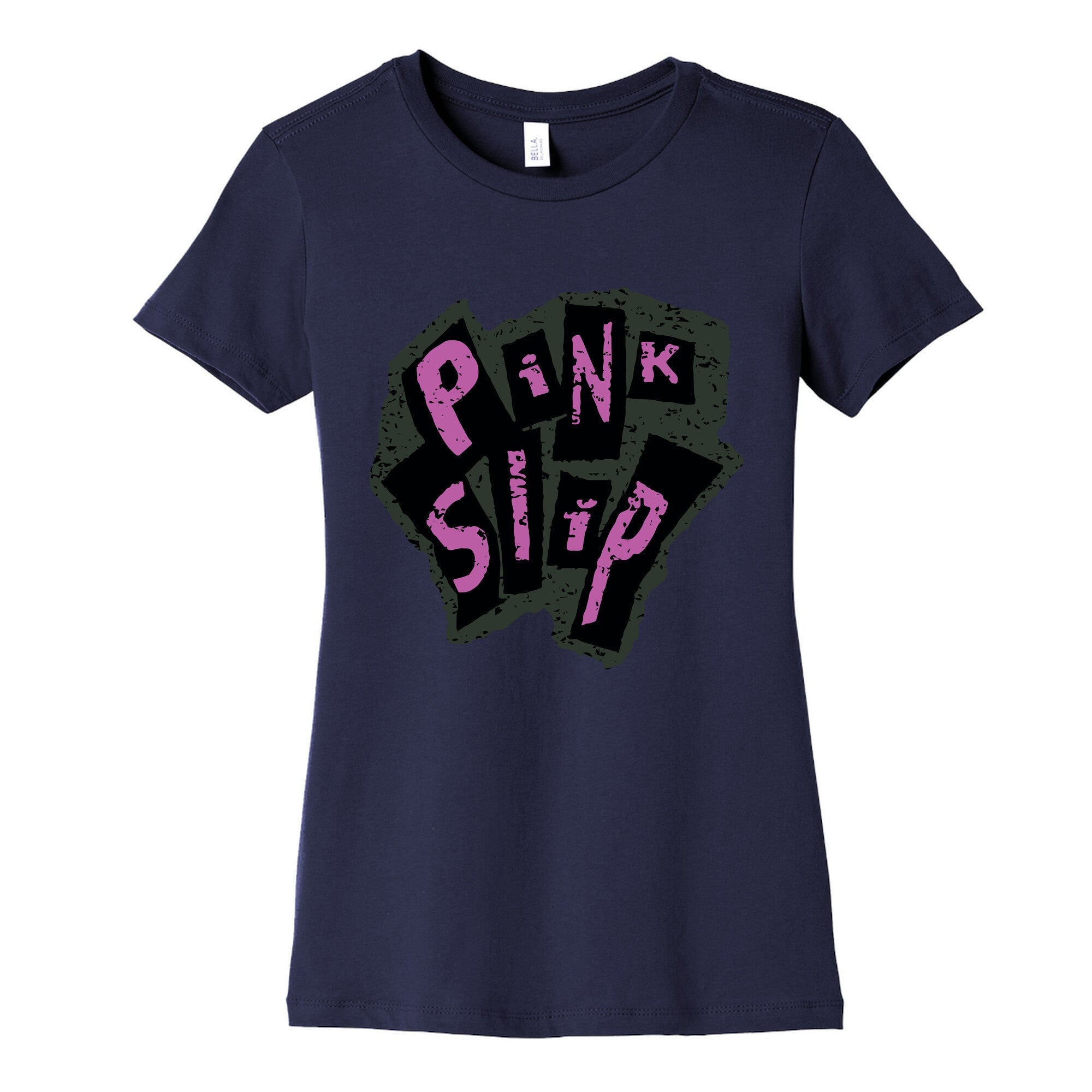 Freaky Friday Pink Slip Womens Cotton Tee