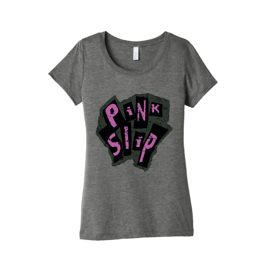 Freaky Friday Pink Slip Womens Triblend Tee