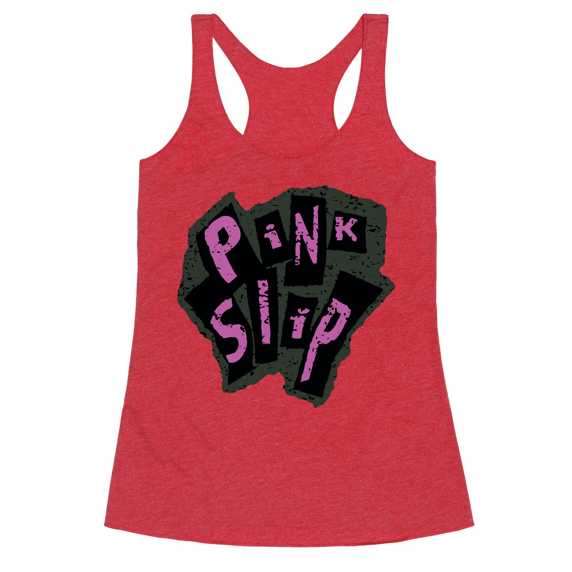Freaky Friday Pink Slip Racerback Tank