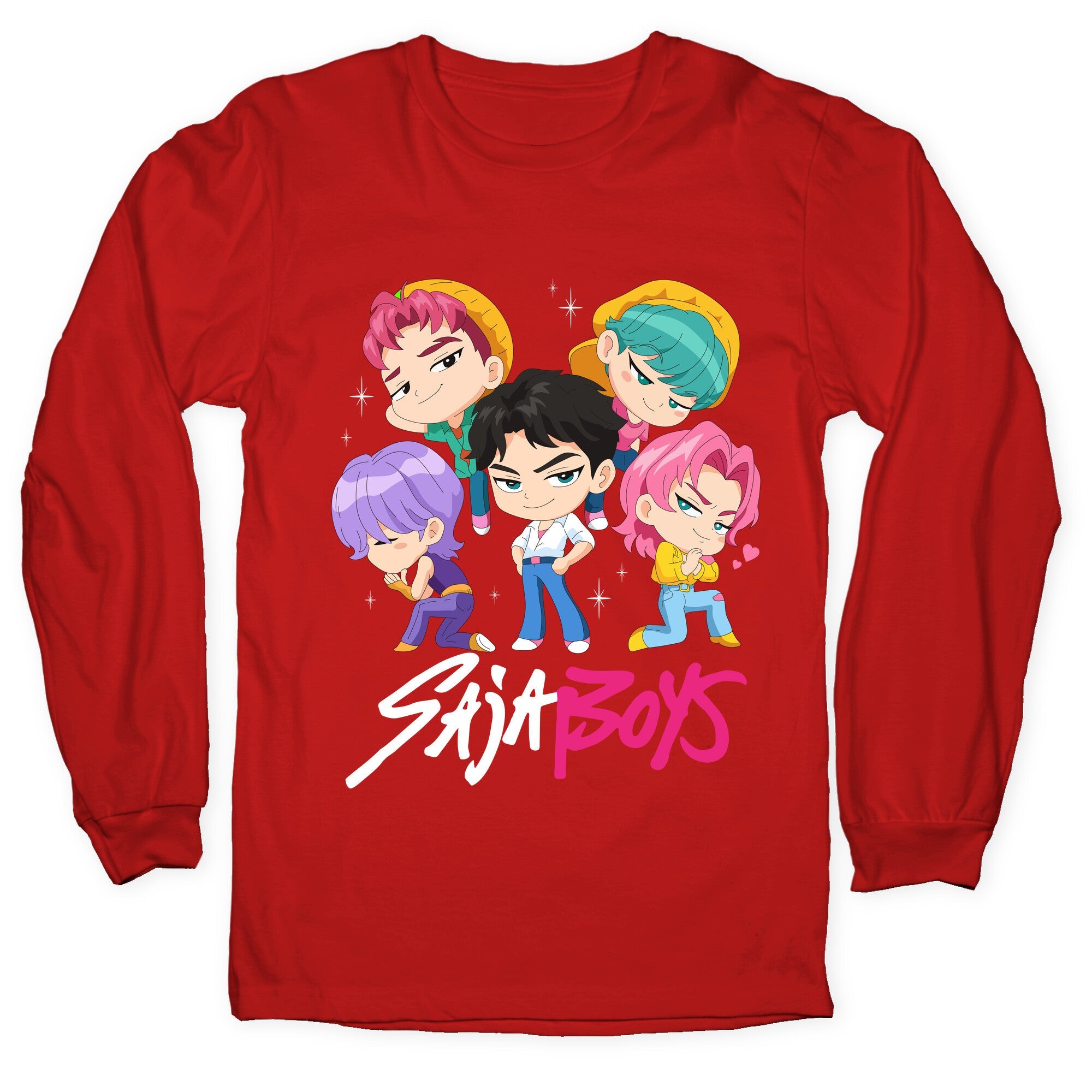 Saja Boys Kpop Demon Hunters Longsleeve Tee