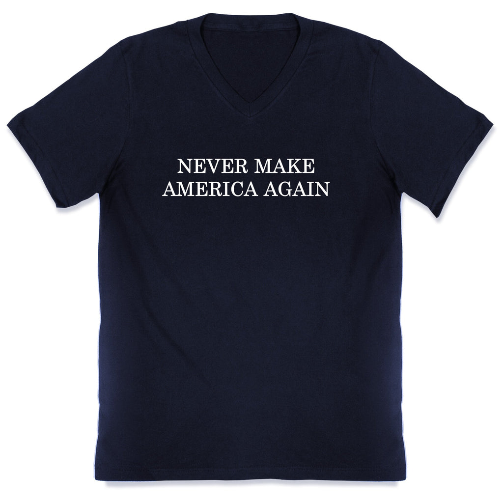 Never Make America Again V-Neck