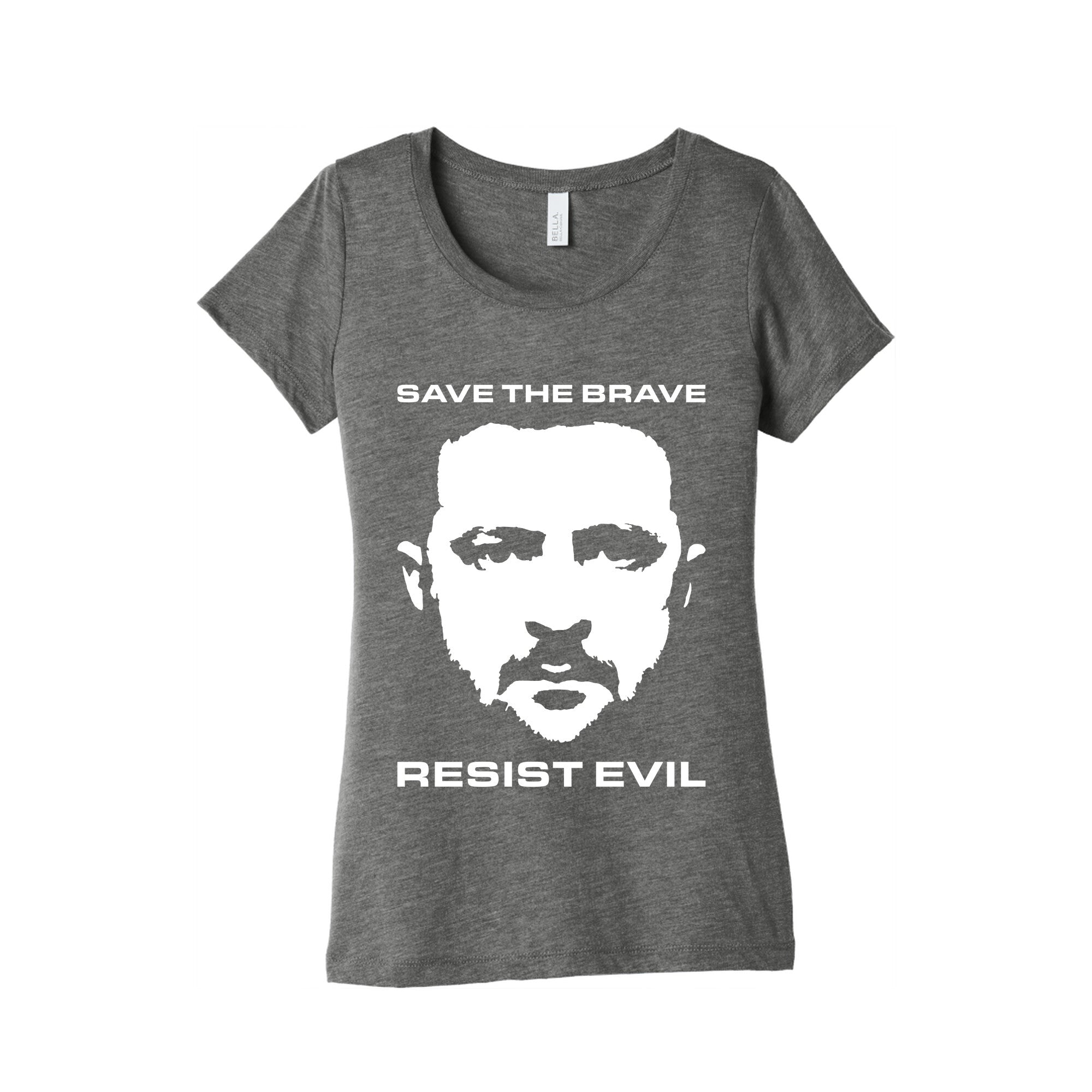 Zelensky Save The Brave Womens Triblend Tee