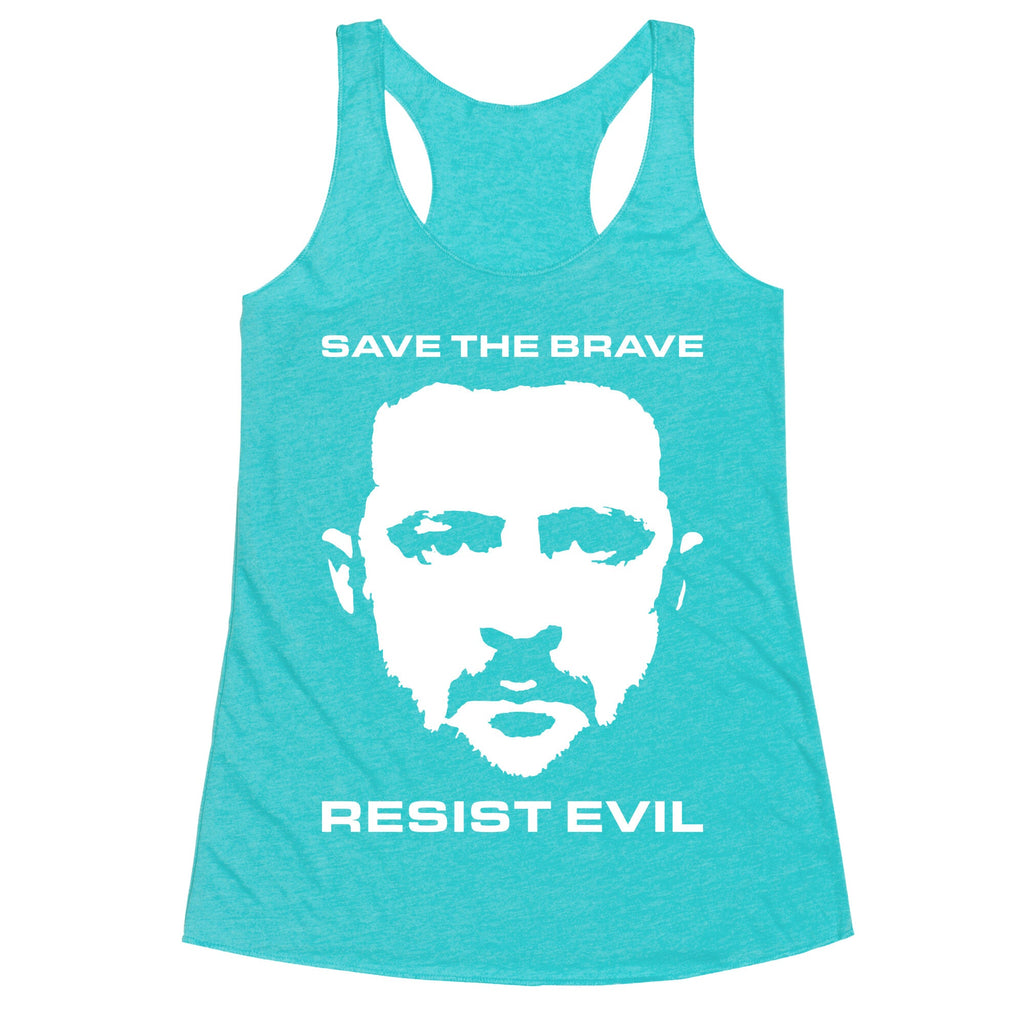 Zelensky Save The Brave Racerback Tank