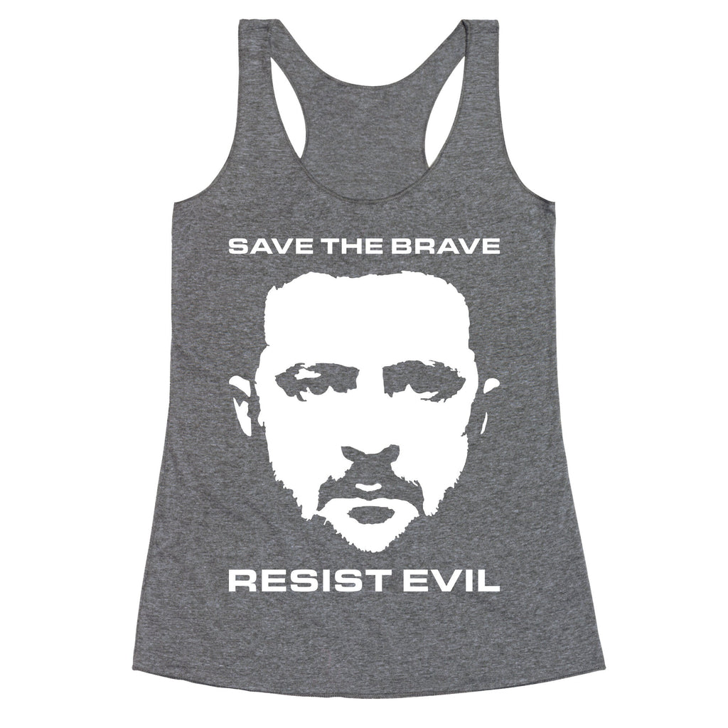 Zelensky Save The Brave Racerback Tank
