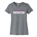 I Put The Tism In Patriotism Womens Cotton Tee