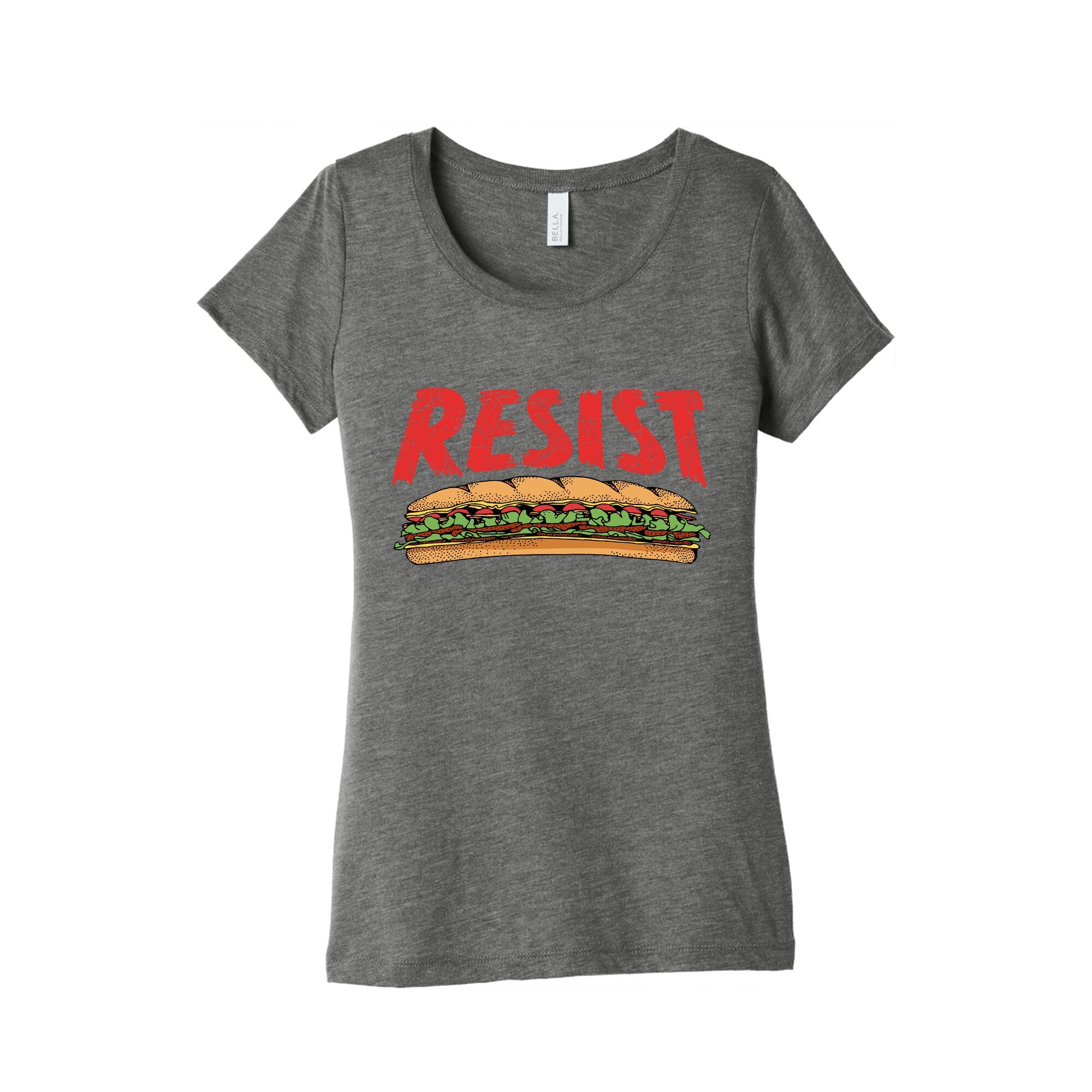 Resist Anti Ice Sandwich Guy DC Womens Triblend Tee