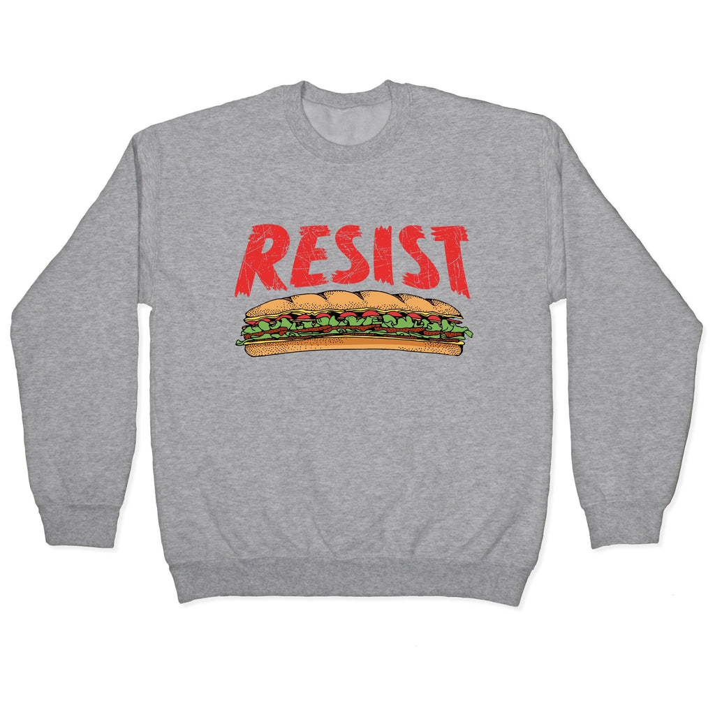 Resist Anti Ice Sandwich Guy DC Crewneck Sweatshirt