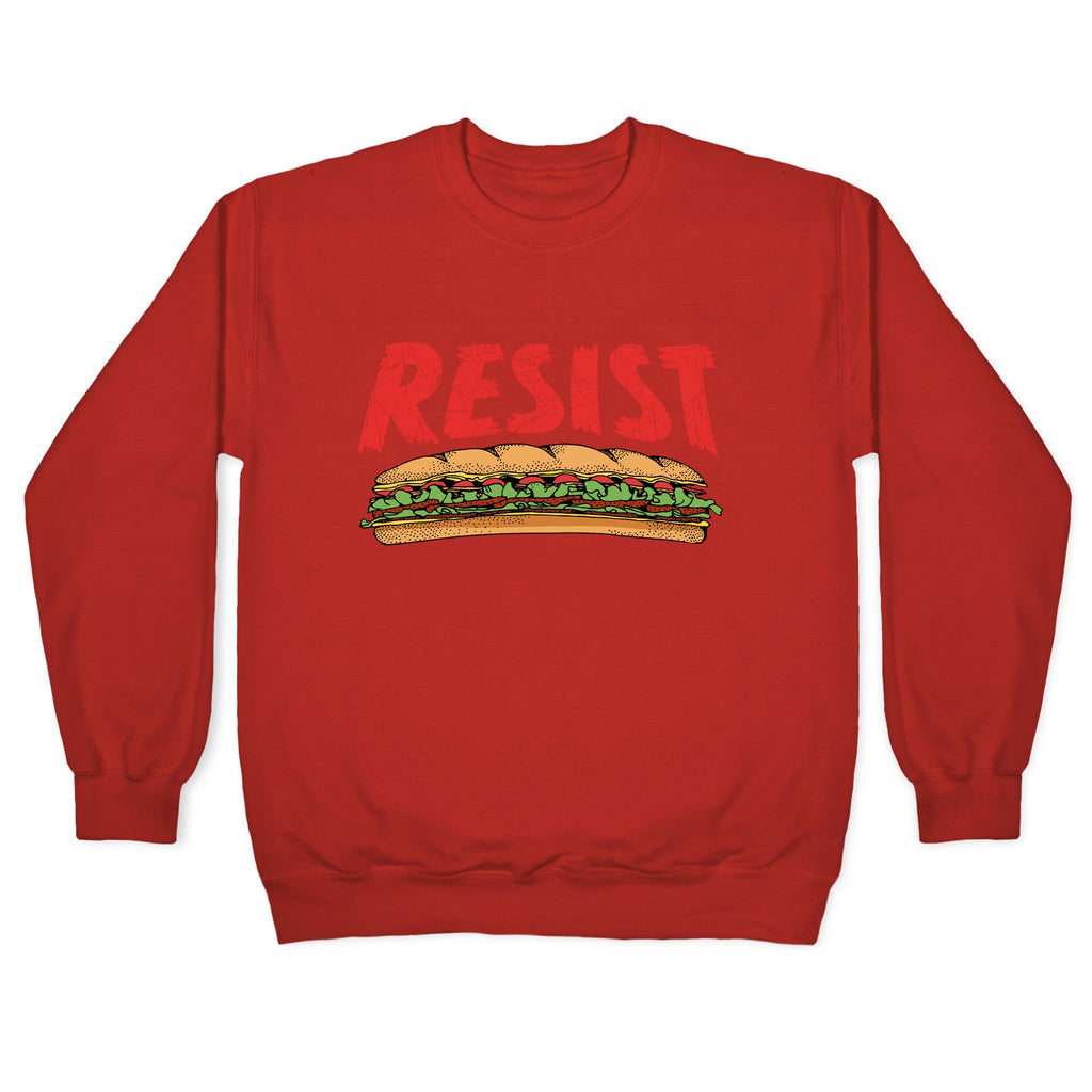 Resist Anti Ice Sandwich Guy DC Crewneck Sweatshirt