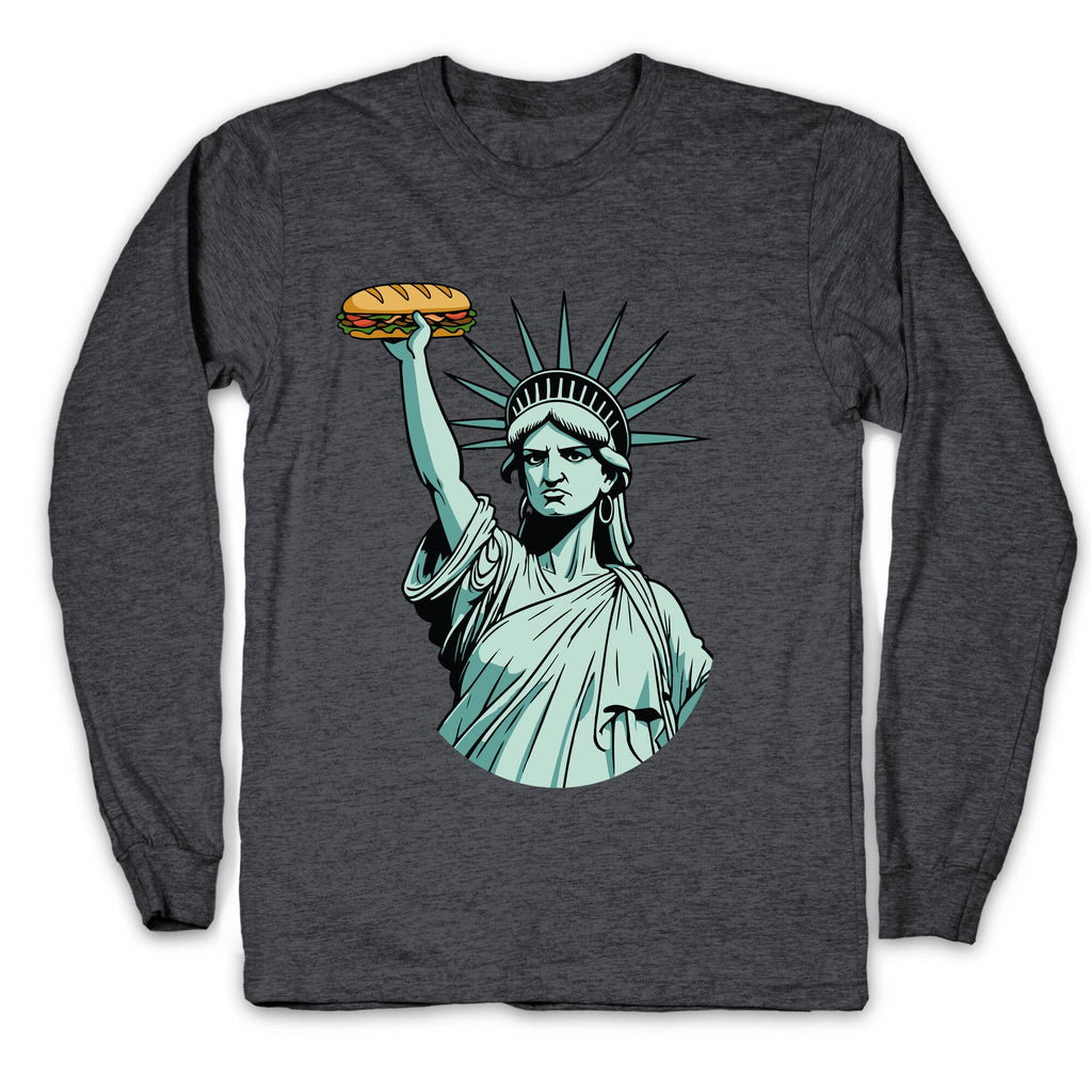 Statue of Liberty Sandwich Guy DC Longsleeve Tee