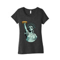 Statue of Liberty Sandwich Guy DC Womens Triblend Tee