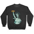 Statue of Liberty Sandwich Guy DC Crewneck Sweatshirt