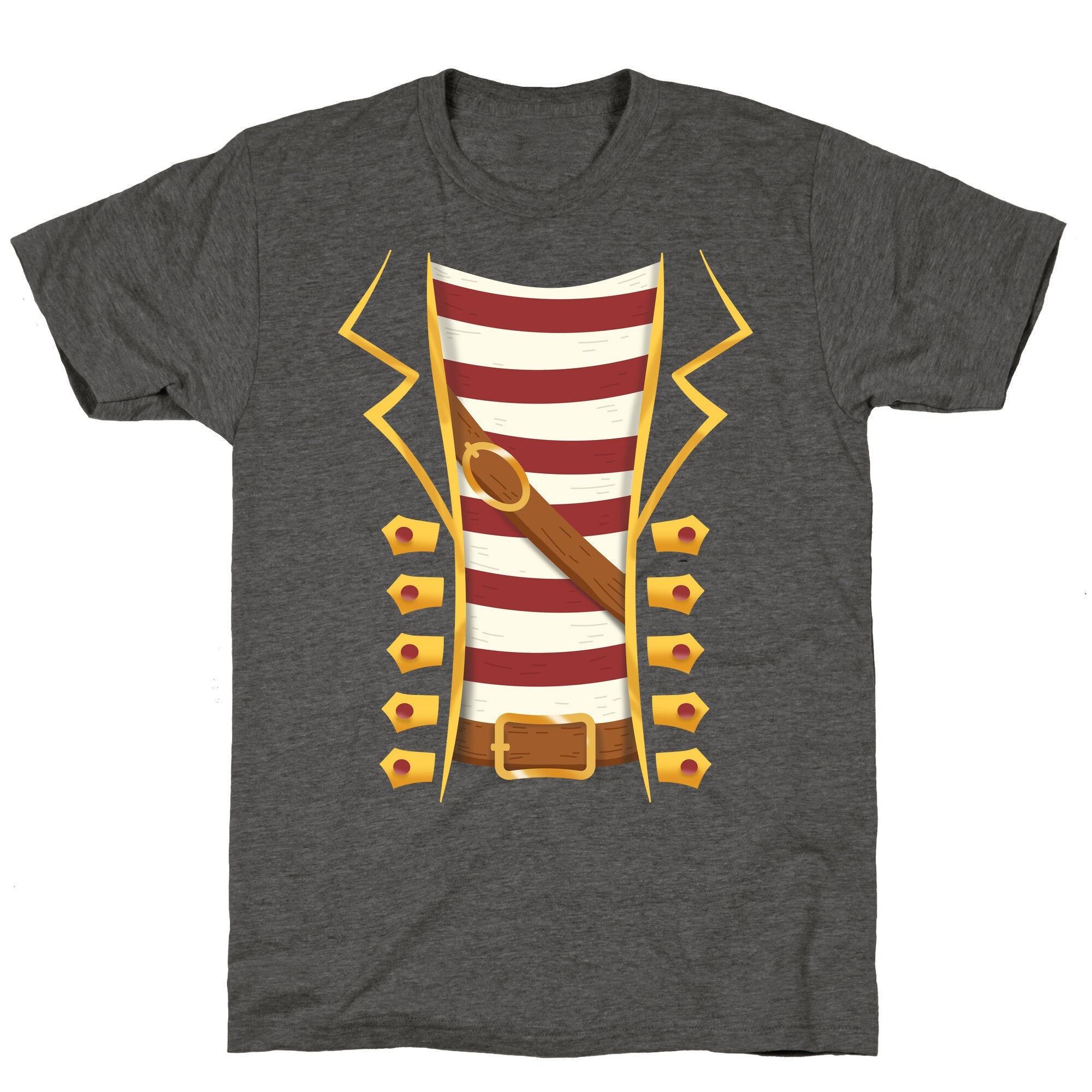 Buccaneer Halloween Pirate Costume Unisex Triblend Tee