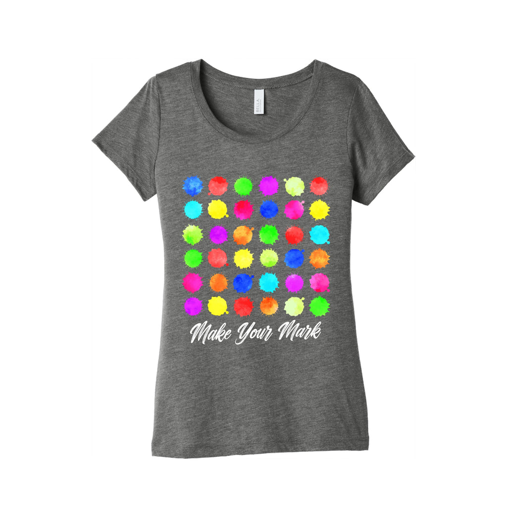 Dot Day Make Your Mark Womens Triblend Tee