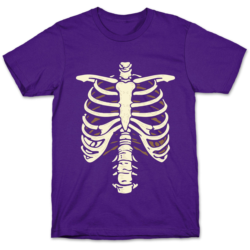 Skeleton Rib Cage Halloween Costume T-Shirt