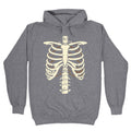 Skeleton Rib Cage Halloween Costume Hoodie