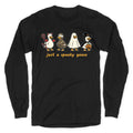 Halloween Just A Spooky Goose Longsleeve Tee