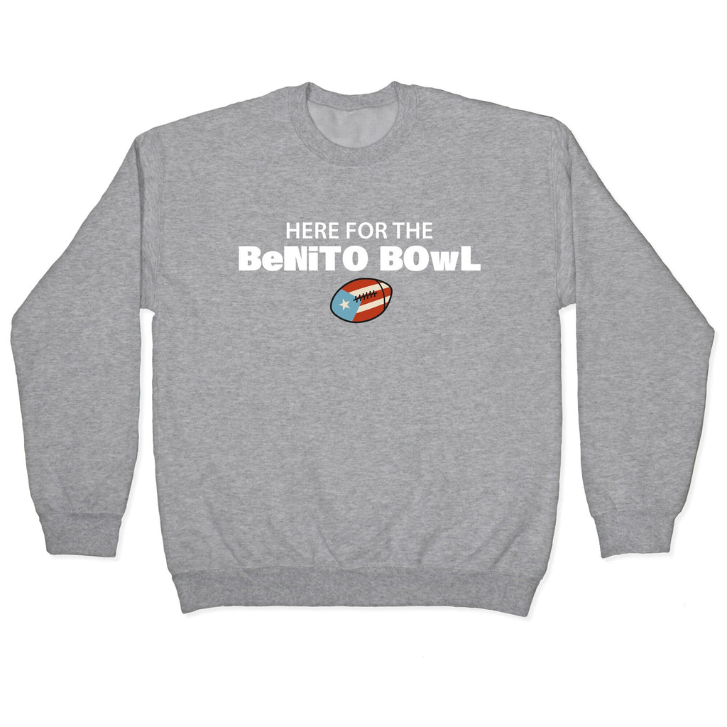 Here for the Benito Bowl Crewneck Sweatshirt