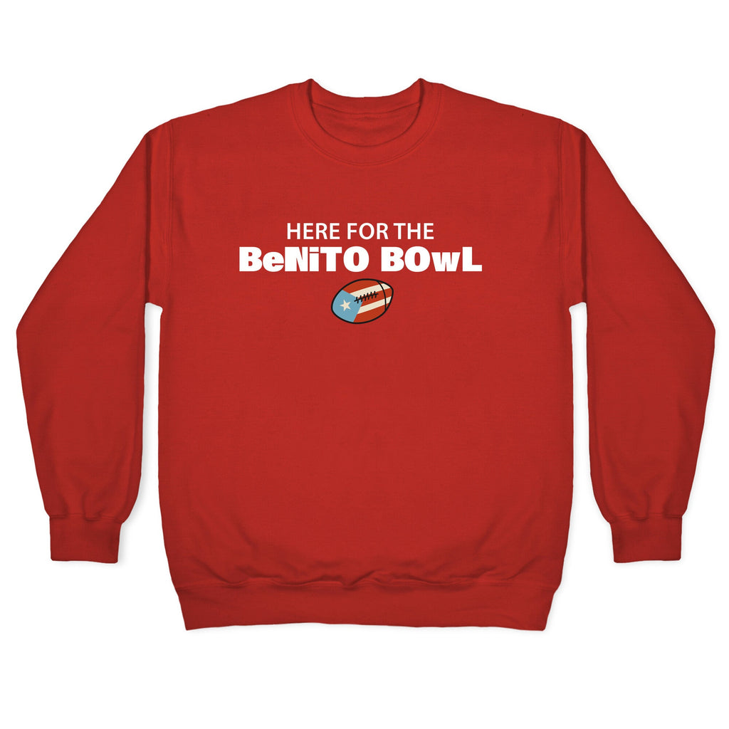 Here for the Benito Bowl Crewneck Sweatshirt