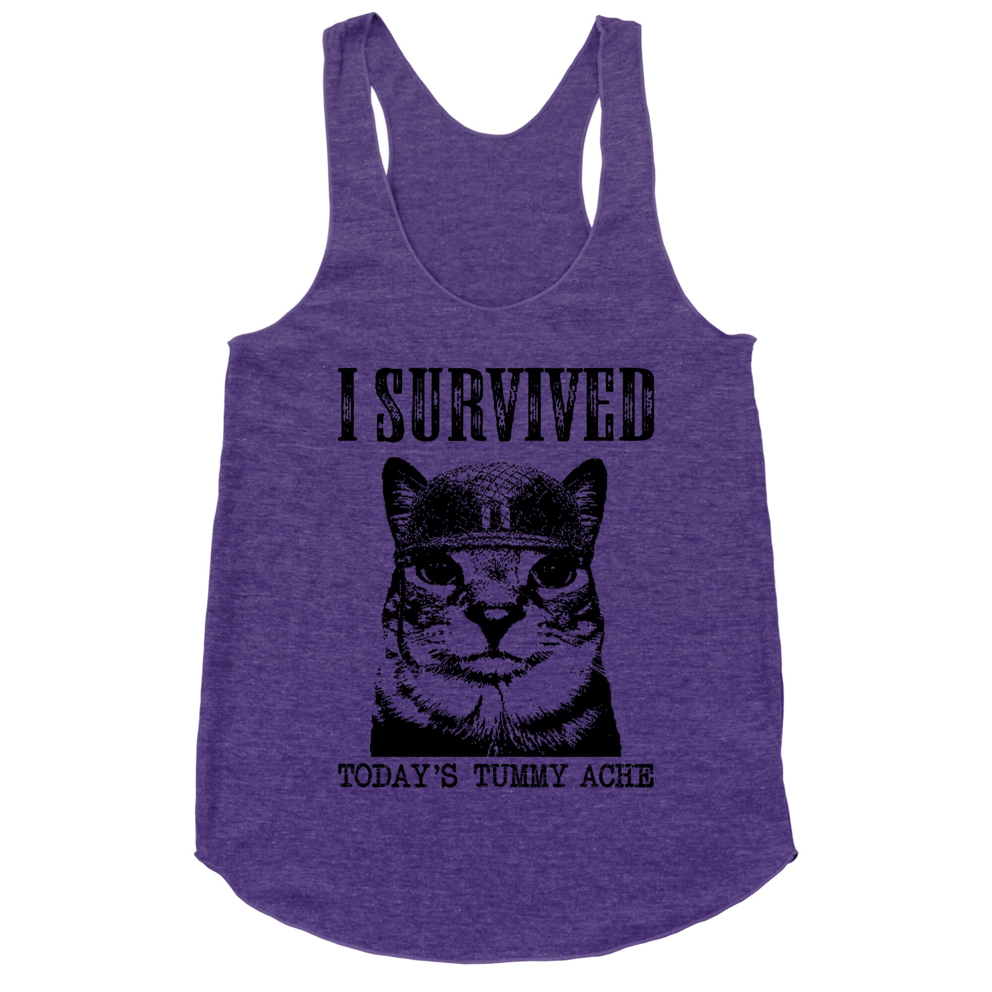 Tummy Ache Survivor Racerback Tank