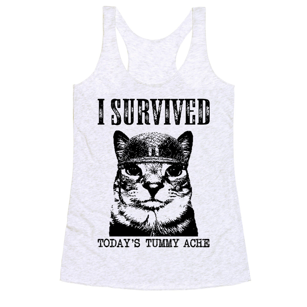 Tummy Ache Survivor Racerback Tank