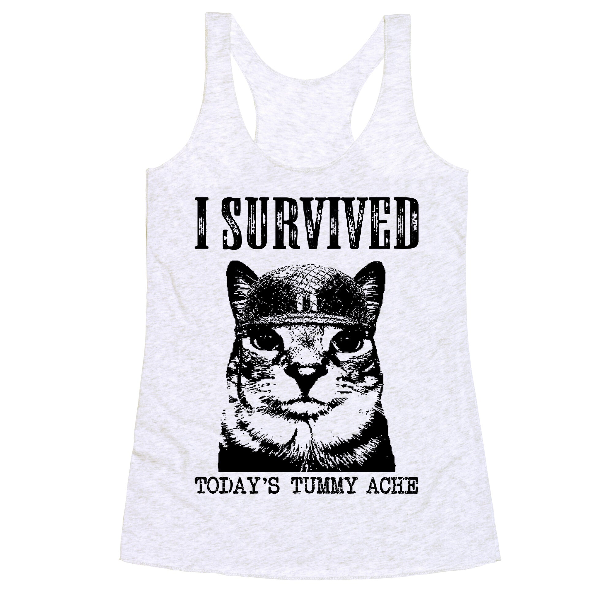 Tummy Ache Survivor Racerback Tank