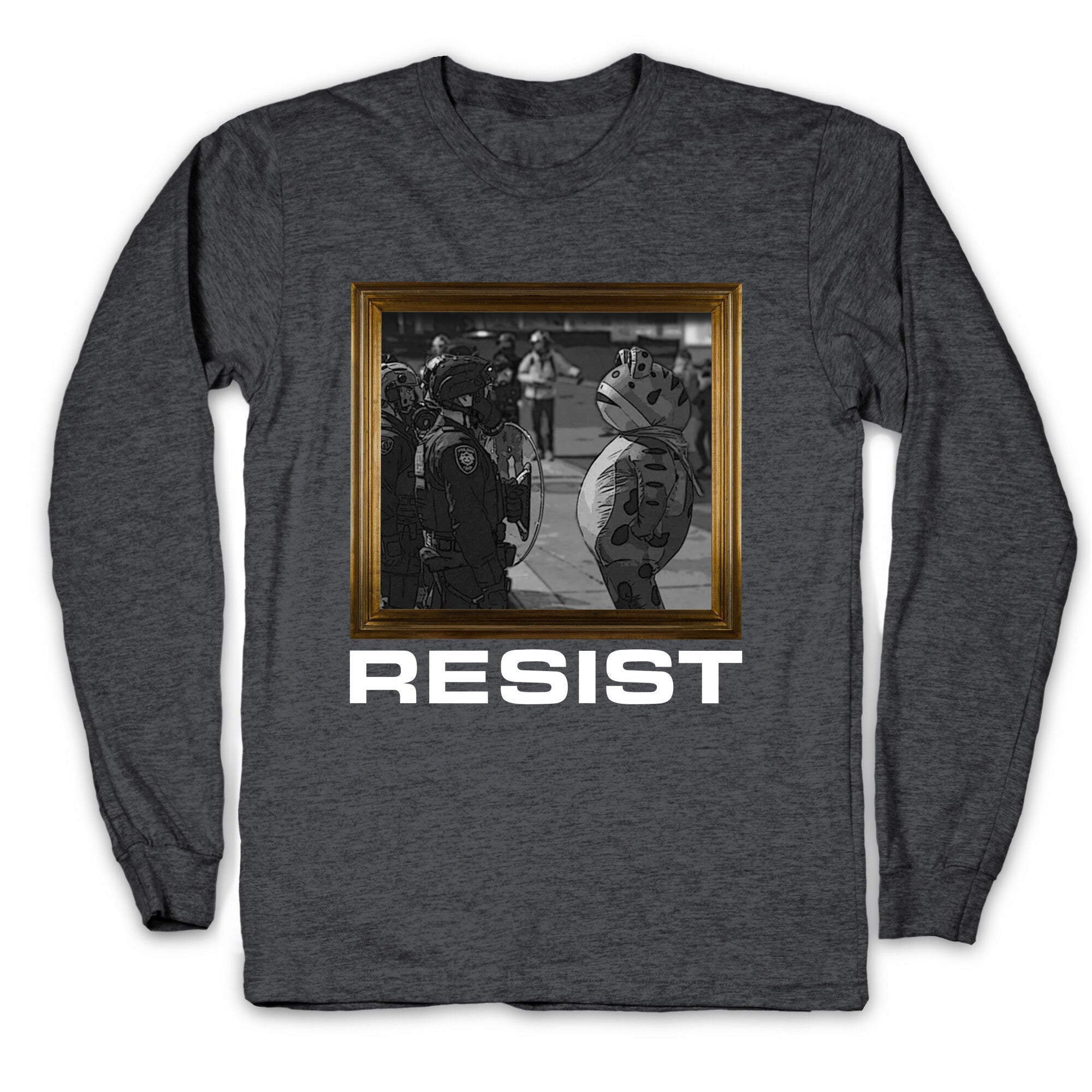 Portland Protest Frog Longsleeve Tee