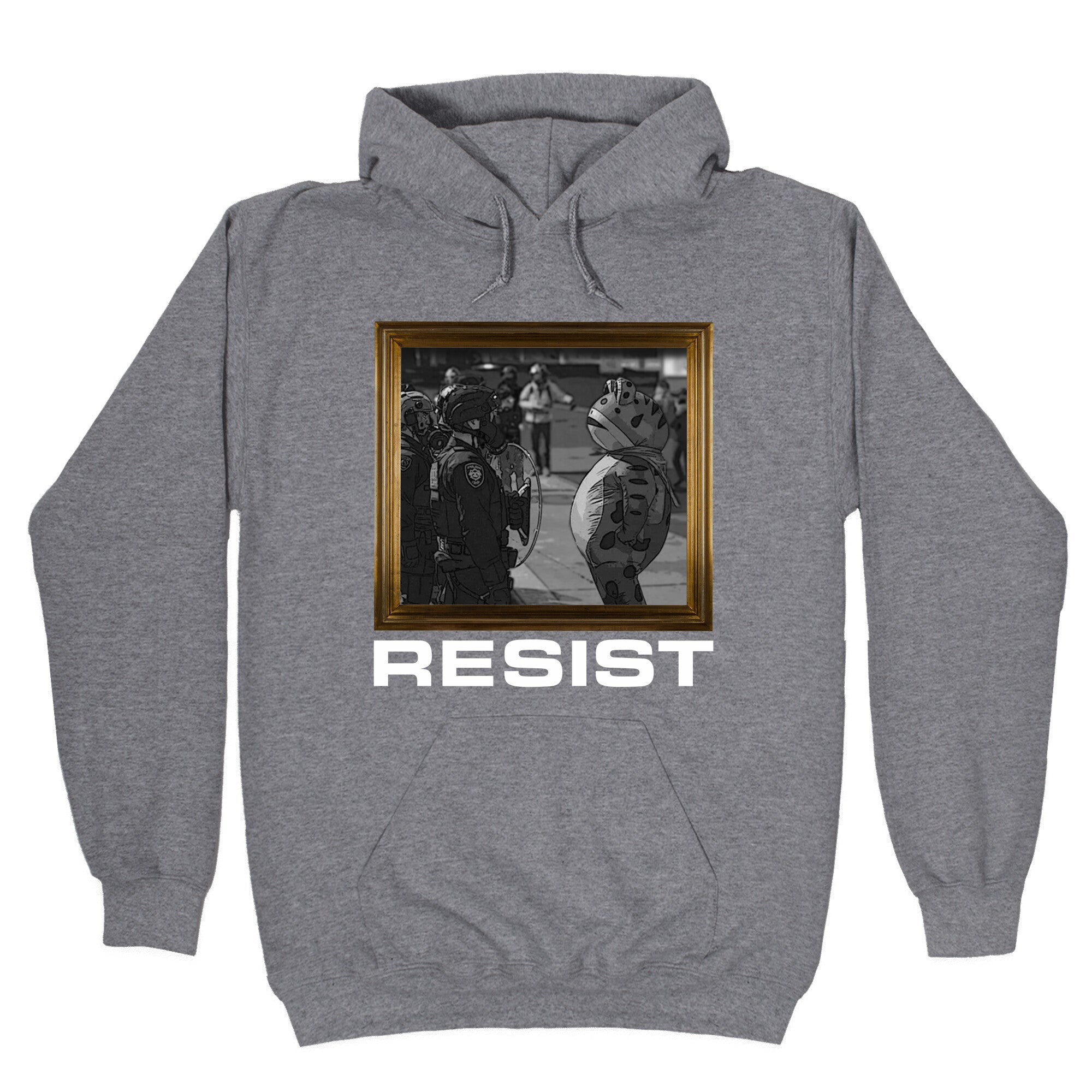 Portland Protest Frog Hoodie