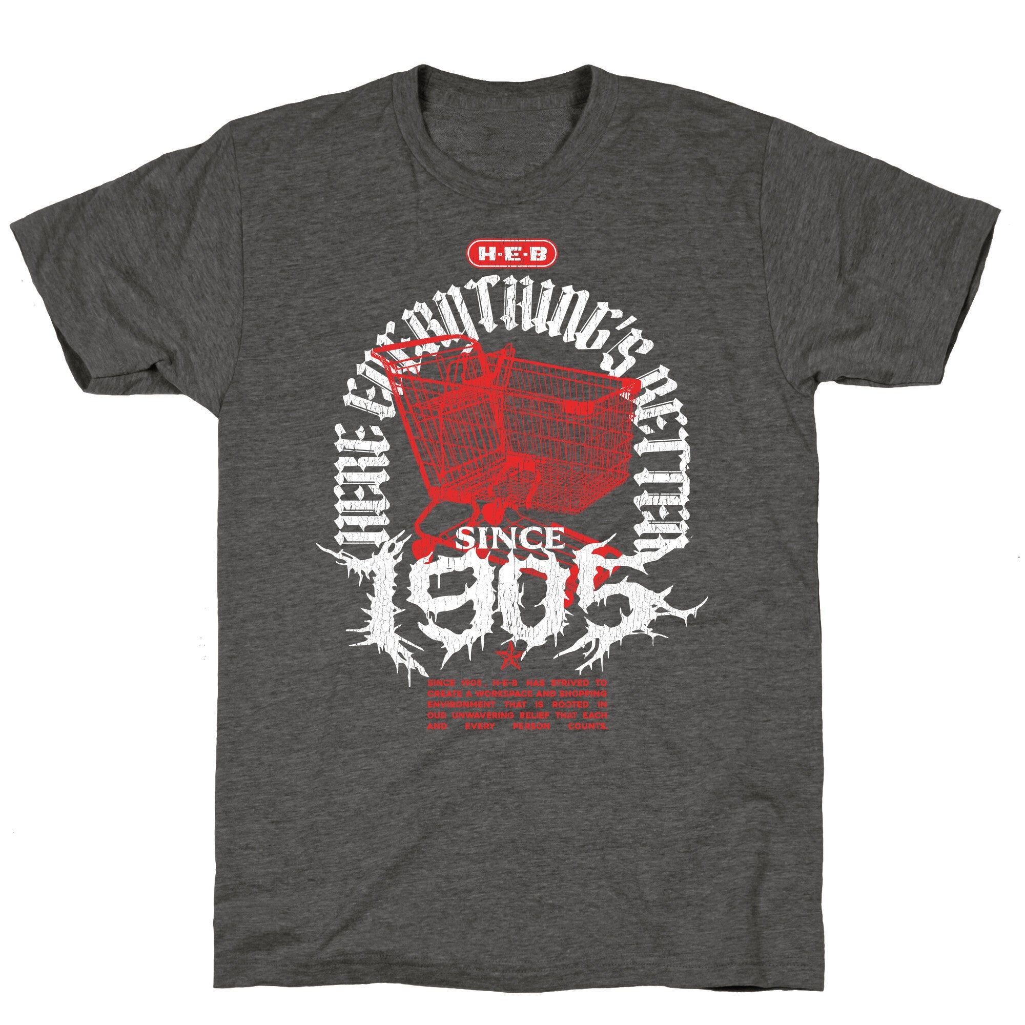H-E-B Metal Shirt Unisex Triblend Tee
