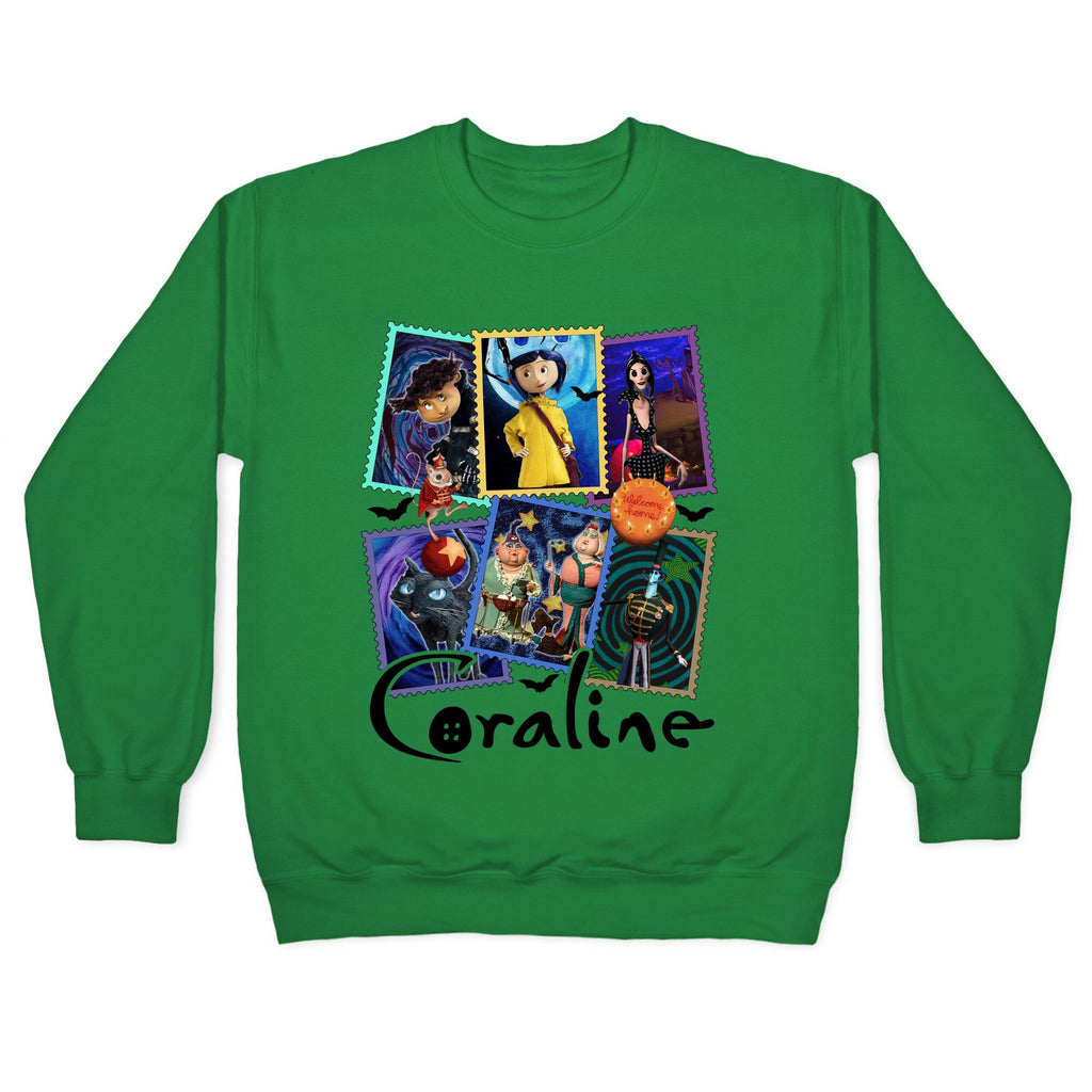 Coraline Shirt Crewneck Sweatshirt