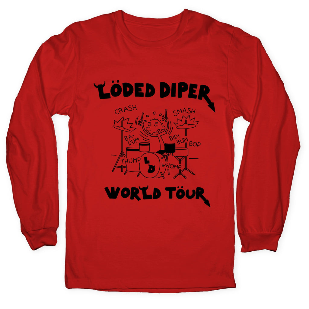 Loded Diper World Tour Longsleeve Tee
