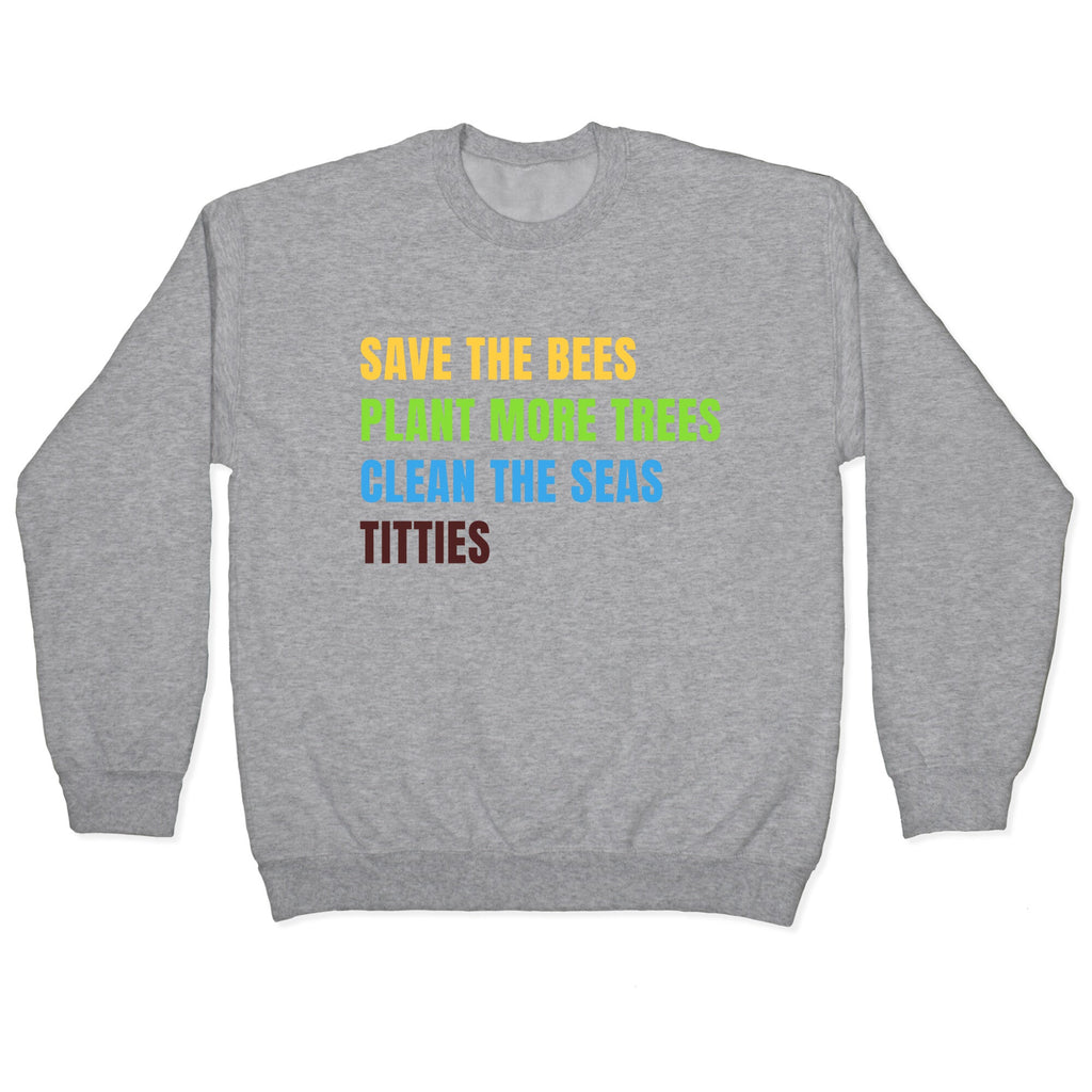 Save The Bees Crewneck Sweatshirt