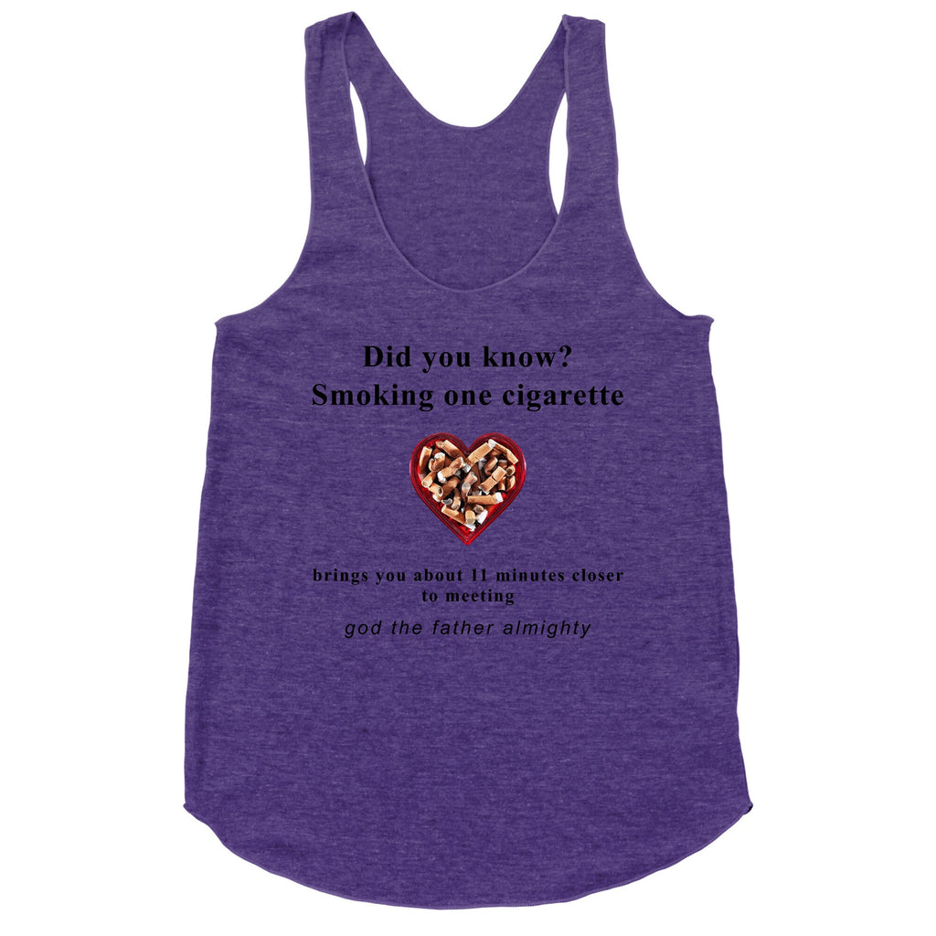 Smoking Cigs Racerback Tank
