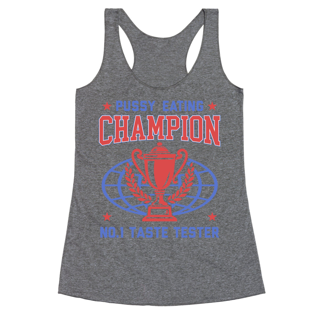 Eating \#1 Champion Racerback Tank