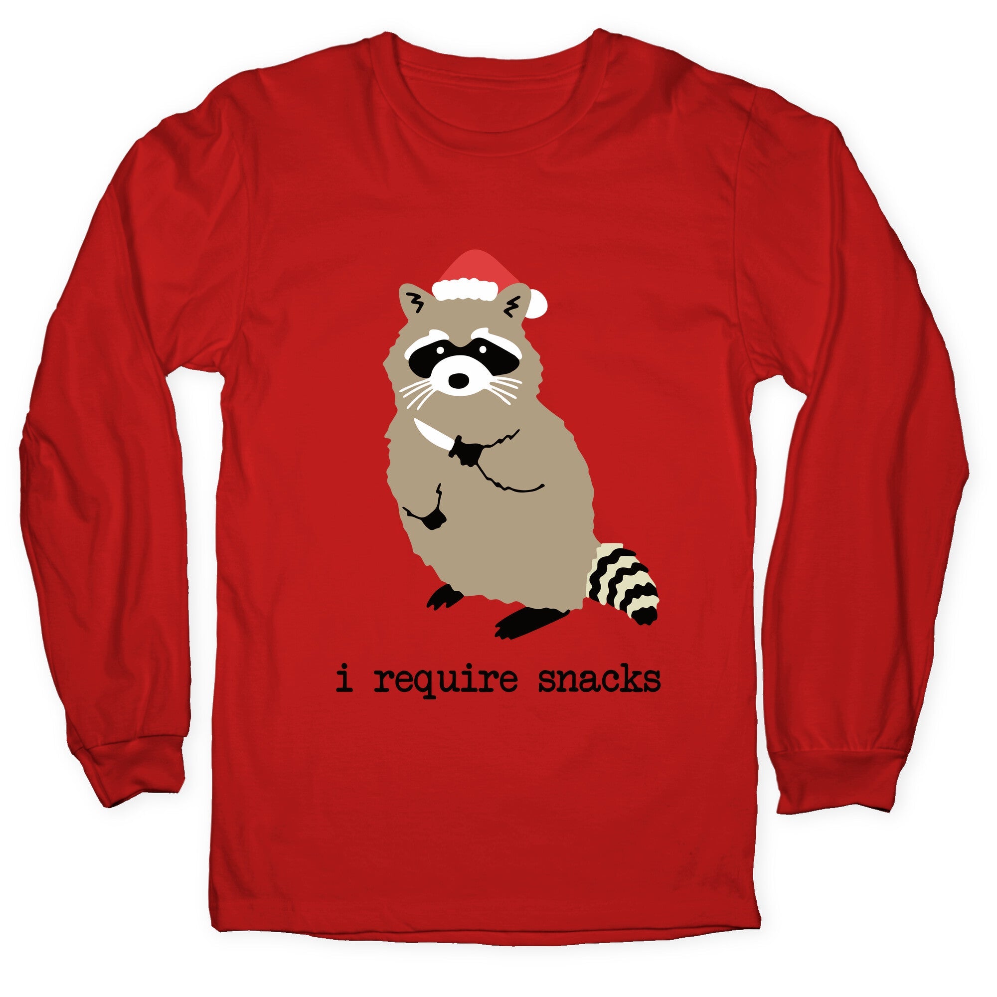 I Require Snacks Longsleeve Tee