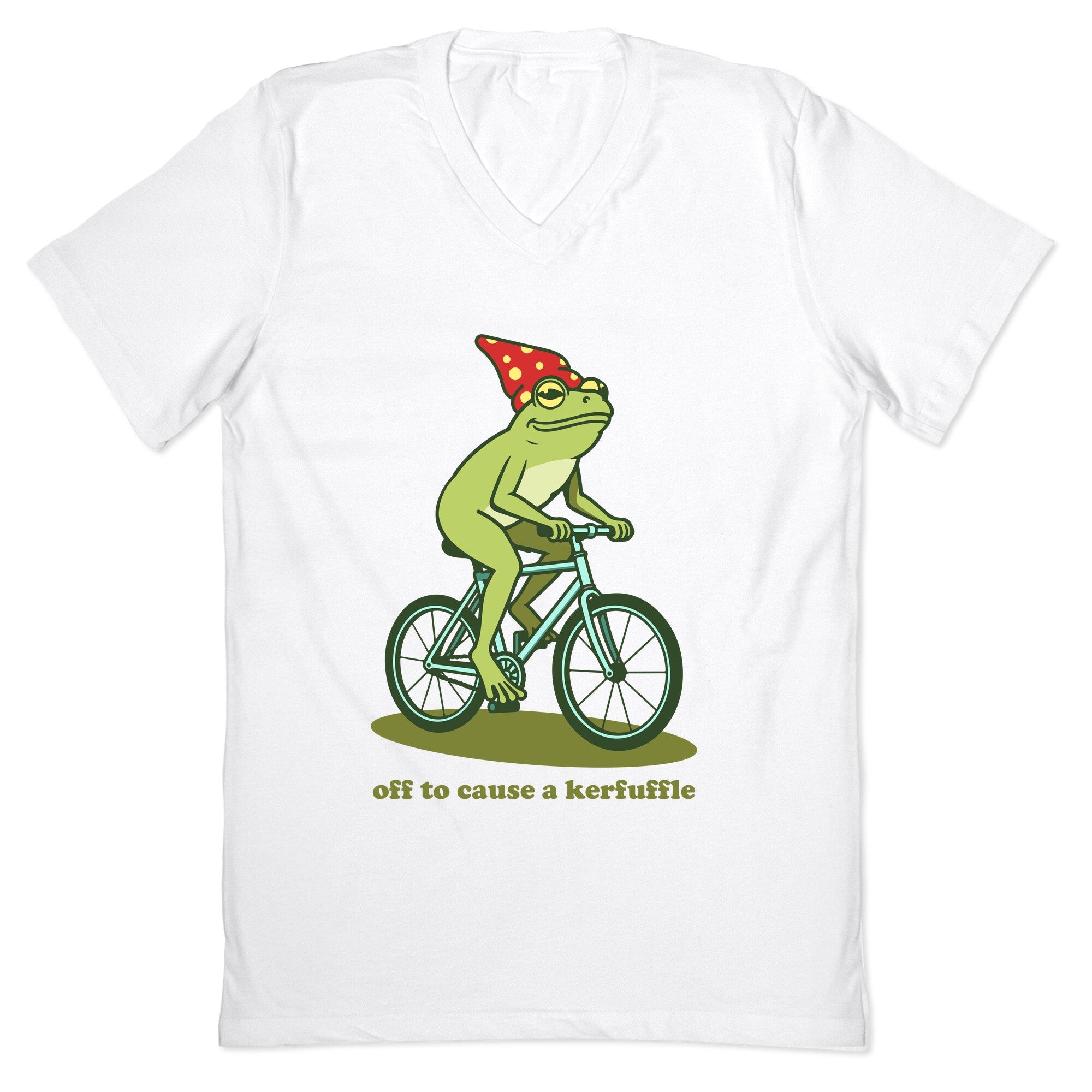 Off to Cause a Kerfuffle V-Neck