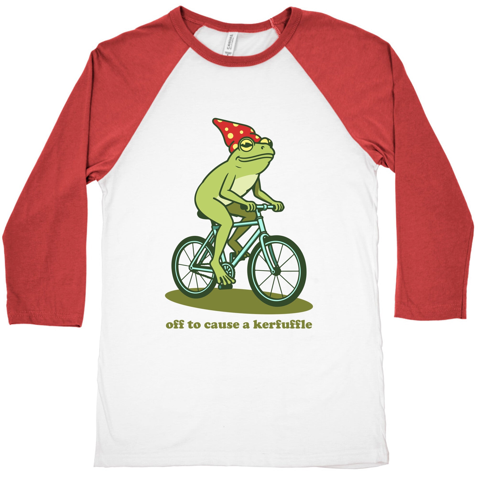 Off to Cause a Kerfuffle Baseball Tee