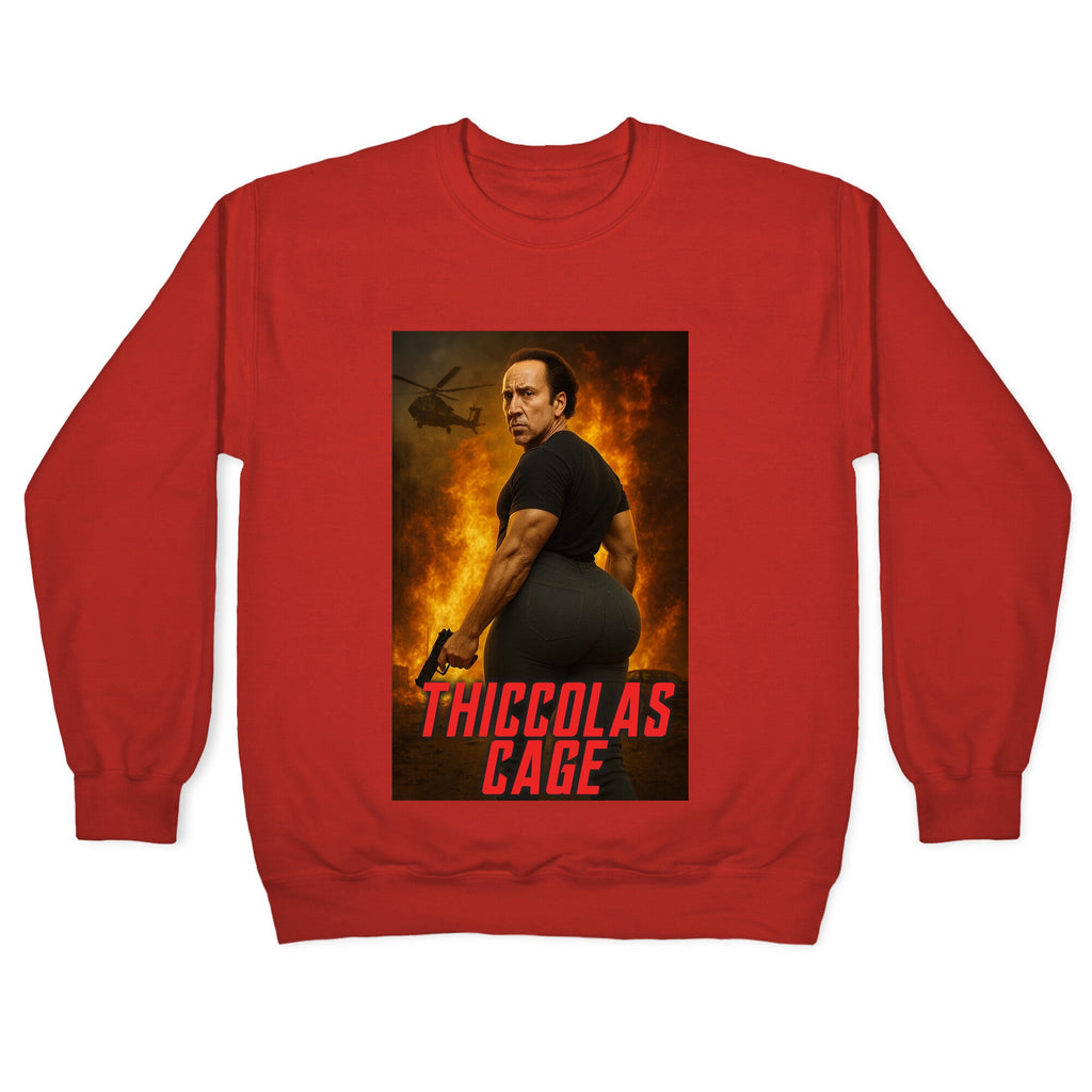 Thiccolas Cage Crewneck Sweatshirt