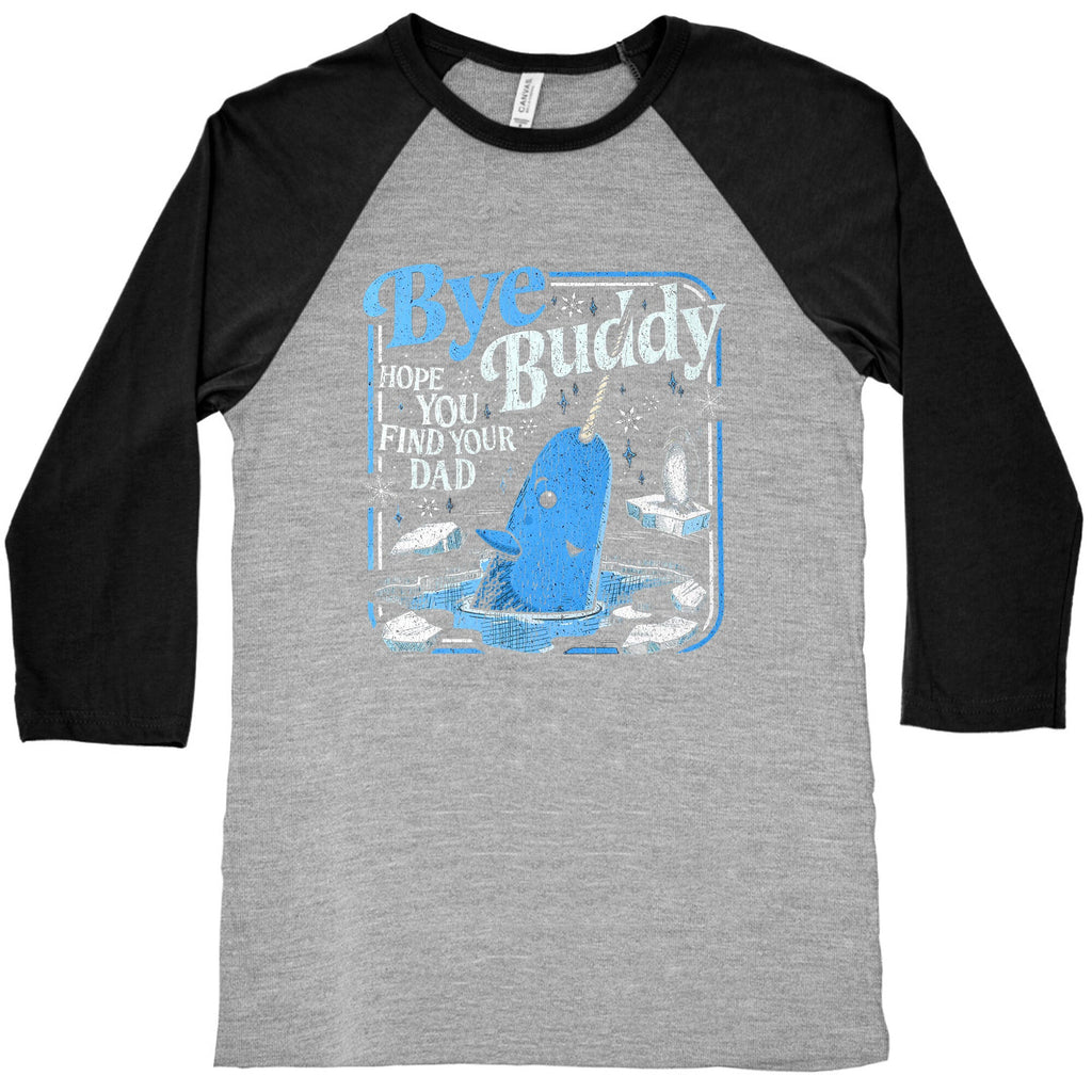 Bye Bye Buddy Baseball Tee