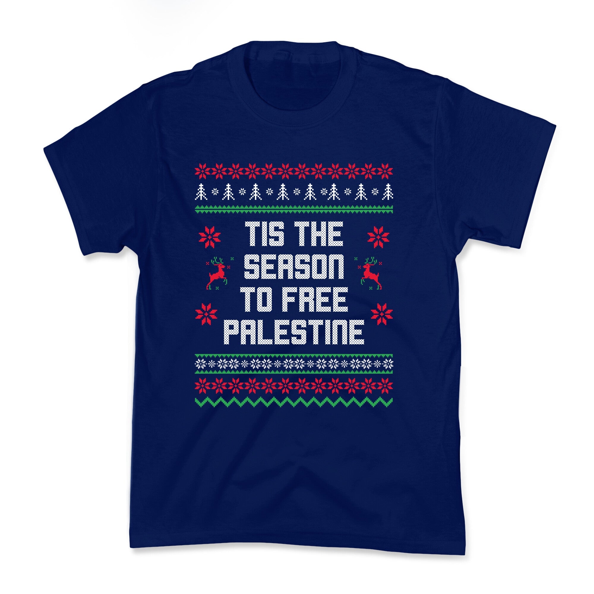 Tis the Season to Free Palestine Kids Tee