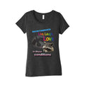Live Laugh Love Raccoon Womens Triblend Tee