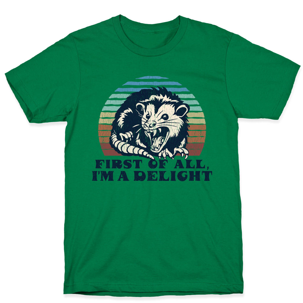 Delightful Unhinged Possum T-Shirt