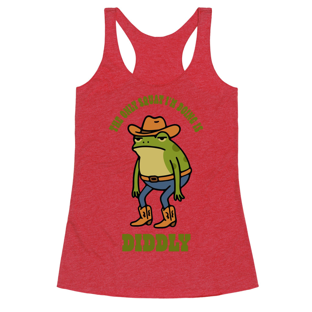 Diddly Squat Frog Racerback Tank