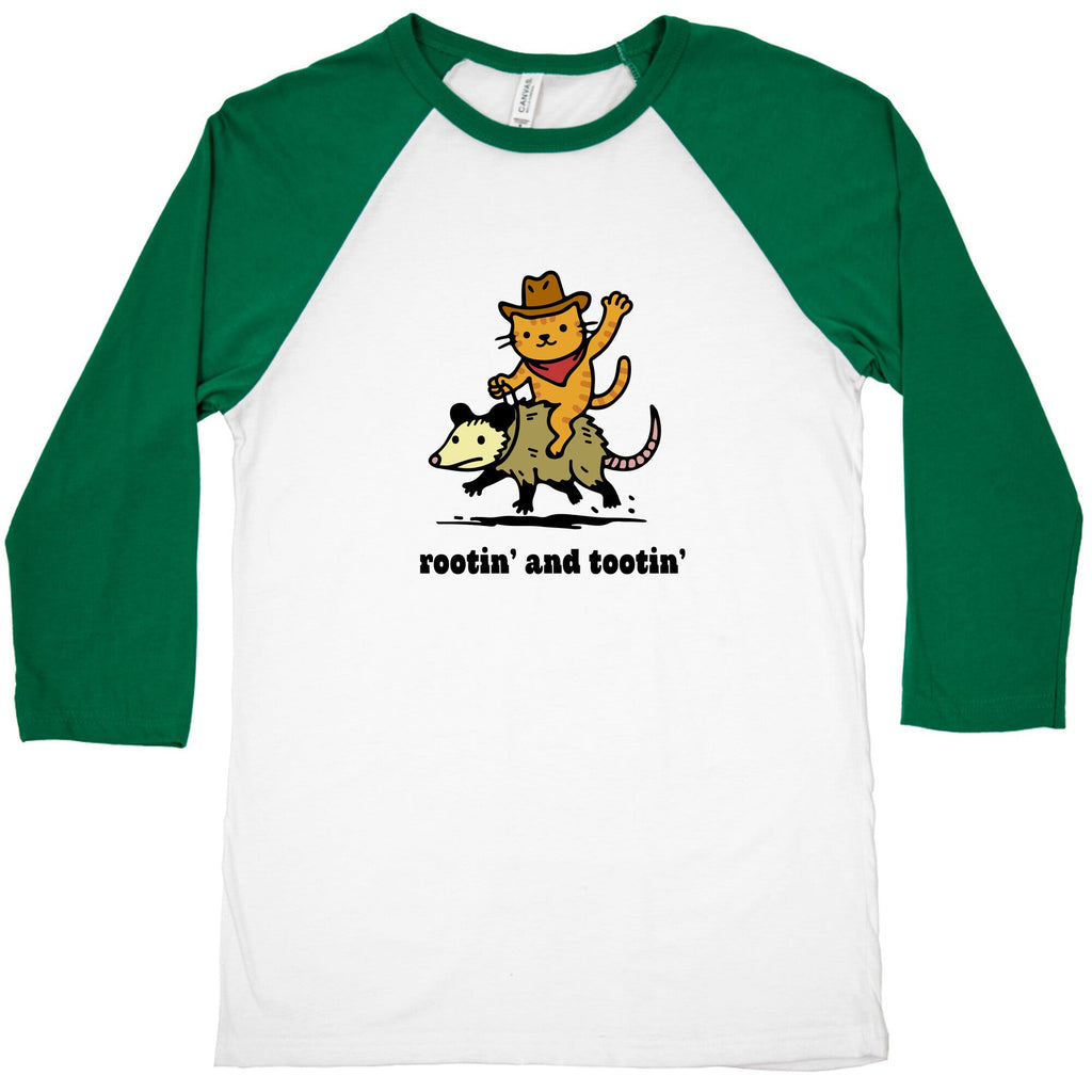 Rootin and Tootin Baseball Tee